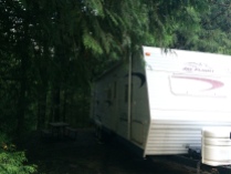 Our site at Tall Chief RV Resort.
